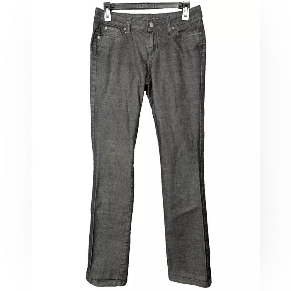 Prana Jada Jeans Womens 4/27 Pants Black Straight Leg Organic Cotton Stretchy